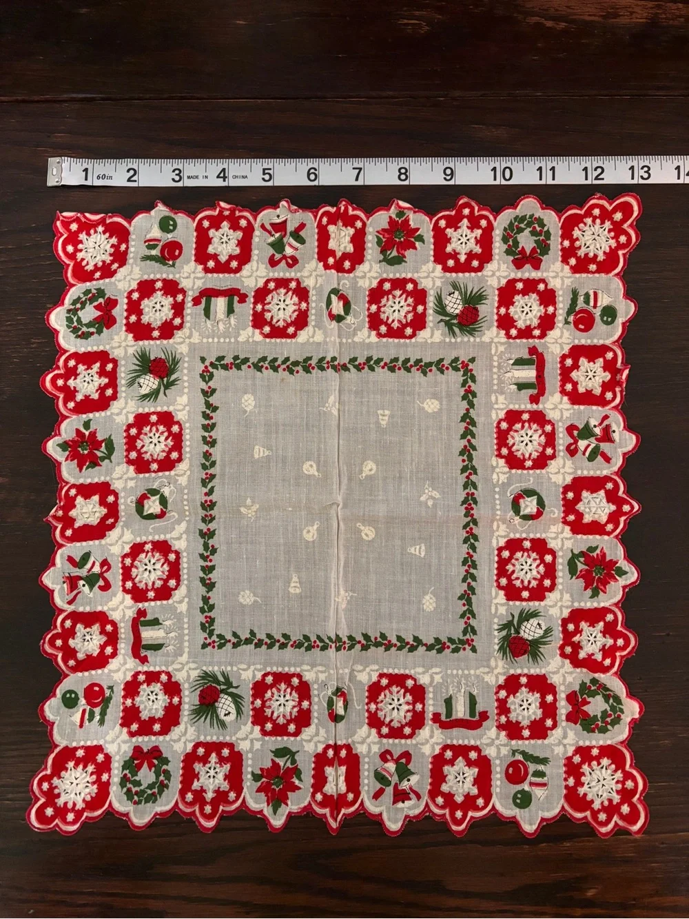 Vintage Floral Cotton Handkerchiefs - Assorted Colors